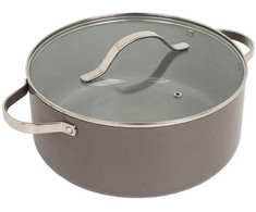 Puodas su dangčiu MAESTRO MR-4009 (MR-4009-20) 20 cm 2.3 l Pilkas