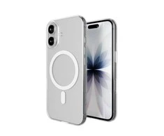 Puro 0.3 MAG Ultra-Slim TPU Dėklas suderinamas su MagSafe skirtas Apple iPhone 17 – skaidrus