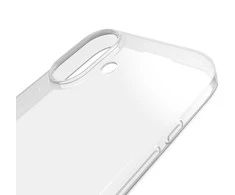 Puro 0.3 Nude itin plonas TPU dėklas, skirtas iPhone 17 – permatomas