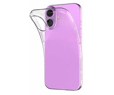 Puro 03 Nude Silikoninis dėklas for iPhone 16 - Transparent