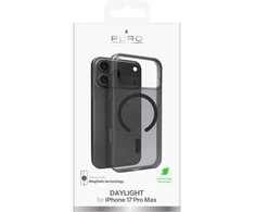 Puro Daylight Magsafe Compatible Silikoninis dėklas for iPhone 17 Pro Max - Translucent Juodas