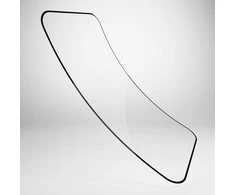 Hibridinė ekrano apsauga Puro Flexible Glass D3O su juodu rėmeliu Apple iPhone 16 Plus / iPhone 15 Pro Max / iPhone 15 Plus