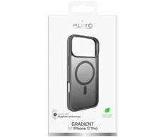 „Puro“ gradientinis TPU „MagSafe“ suderinamas dėklas, skirtas „iPhone 17 Pro“ – pilkas