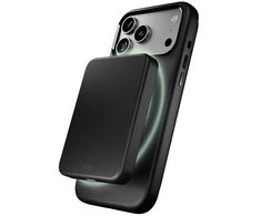 Puro Pure Icon Mag Pro Liquid Silicone dėklas skirtas Apple iPhone 17 Pro Max, MagSafe Compatible, with Camera Protection and Aluminum Mygtukai – juodos spalvos