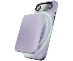 Puro Pure Icon Mag Pro Liquid Silicone dėklas skirtas Apple iPhone 17 Air, MagSafe Compatible, with Camera Protection and Aluminum Mygtukai – rožinės spalvos