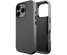 Silikoninis Puro Icon Mag Pro MagSafe Apple iPhone 16 Pro – dėklas telefonui pilkos spalvos