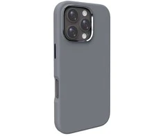 Silikoninis Puro Icon Mag Pro MagSafe Apple iPhone 16 Pro Max – dėklas telefonui pilkos spalvos