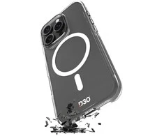 Puro Impact dėklas telefonui skaidrus D3O MagSafe Silikoninis Apple iPhone 16 Pro – dėklas telefonui skaidrus