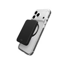 Puro Lite Mag TPU + PC dėklas, suderinamas su „MagSafe“, skirtas „iPhone 17 Pro Max“ – skaidrus su juodu žiedu