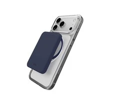 Puro „Lite Mag TPU + PC“ dėklas, suderinamas su „MagSafe“, skirtas „iPhone 17 Pro“ – skaidrus su „Mėlyna“ žiedu