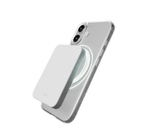Puro Lite Mag TPU+PC dėklas suderinamas su MagSafe skirtas Apple iPhone 17 – skaidrus su baltos spalvos žiedu