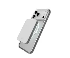 Puro Lite Mag TPU+PC dėklas suderinamas suMagSafe skirtas Apple iPhone 17 Pro Max – Transparent with Baltas Ring