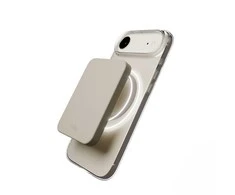 Puro Lite Mag TPU+PC dėklas suderinamas su MagSafe skirtas Apple iPhone 17 Air – skaidrus su rudos spalvos žiedu