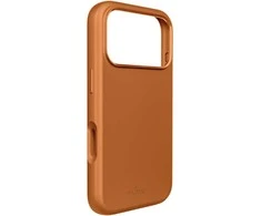 Puro Icon Mag Pro Liquid Silikoninis dėklas for iPhone 17 Pro, MagSafe Compatible, with Camera Protection and Aluminum Mygtukai - Oranžinis