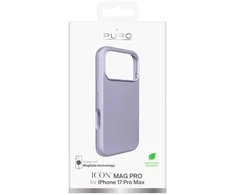 Puro Icon Mag Pro Liquid Silikoninis dėklas for iPhone 17 Pro Max, MagSafe Compatible, with Camera Protection and Aluminum Mygtukai - Rožinė