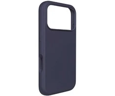 Puro Icon Mag Pro Liquid Silikoninis dėklas for iPhone 17 Pro Max, MagSafe Compatible, with Camera Protection and Aluminum Mygtukai - Dark Mėlyna