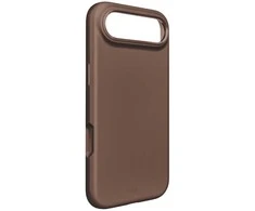 Puro Icon Mag Pro skysto silikoninio dėklo dėklas, skirtas iPhone 17 Air, suderinamas su MagSafe, su kameros apsauga ir aliuminio Mygtukai - rudas