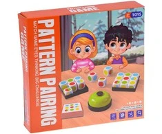 Dėlionė Jokomisiada Puzzle game for observation skills - recreating colorful patterns GR0761