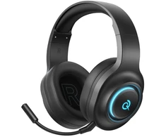 QCY Heroad V200 Tri-Mode Ausinės Žaidimams with 7.1 Sound, 240h Baterija, ir Detachable Mikrofonas - Juodas