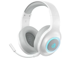 QCY Heroad V200 Tri-Mode Ausinės Žaidimams with 7.1 Sound, 240h Baterija, ir Detachable Mikrofonas - Baltas