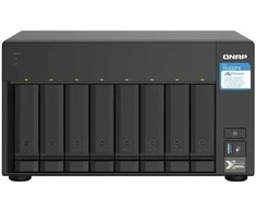 QNAP TS-832PX NAS Tower Annapurna Labs AL324 4 GB DDR4 0 TB QNAP Turbo System Aliuminio, Juodas