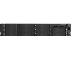 Qnap TS-855eU-RP-8G, 2U, 8 x 2,5"/3,5" SATA, Intel Atom C5125 8C/8T, 8 GB SODIMM DDR4 (maks. 64 GB), 2 x 2,5 GbERedundantinis PSU