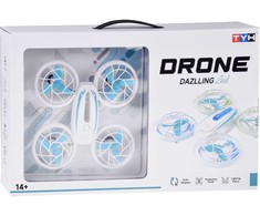 Jokomisiada Quadcopter Led Drone with remote control, impressive acrobatics, easy control RC0737