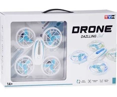Jokomisiada Quadcopter Led Drone with remote control, impressive acrobatics, easy control RC0737