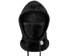 Qunature Arctic Velvet Ski Balaclava Size L - Juodas