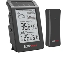 Rainpoint BALDRTHERM B0596WT2H2P-V1 Solar-Powered Orų stotelė (Juodas)