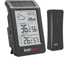 Rainpoint BALDRTHERM B0596WT2H2P-V1 Solar-Powered Orų stotelė (Juodas)