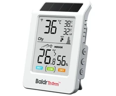 „Rainpoint BALDRTHERM HCS596WB“ saulės energija varomas „Wi-Fi“ termohigrometras