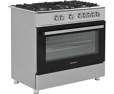 Ravanson KWGE-K90A Cheff (nerūdijančio plieno) dujinė ir elektrinė viryklė