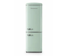 Ravanson LKK-315RM Retro Šaldytuvas 597 mm x 707 mm x 1943 mm | 315 l | Total No Frost | Energy Class E | mint