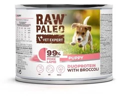 Vetexpert RAW PALEO Duoprotein Pork &amp; ėriena Puppy - wet dog food - 200g