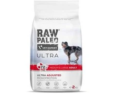 Vetexpert RAW PALEO Ultra Medium&amp;Large Adult jautiena - sausas šunų maistas - 10 kg