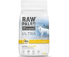 RAW PALEO Ultra Medium&amp;Large Adult kalakutiena - dry dog ​​food - 10 kg