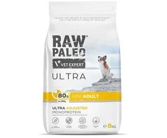 RAW PALEO Ultra Mini Adult kalakutiena - dry dog ​​food - 8kg