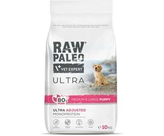 RAW PALEO Ultra Pork Medium &amp; Large Puppy - sausas šunų maistas - 10 kg