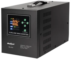 Rebel POWER-1500-LFP4 emergency power supply – a pure sine wave inverter with a 12V charging function, 230V, 1500VA/1050W