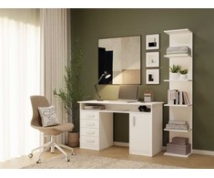 Top E Shop Topeshop REGAŁ 6P Baltas Wysoki 180 Cm 6 Półek Na Książki Segregatory Do Biura Salonu