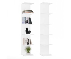 Top E Shop Topeshop REGAŁ 6P Baltas Wysoki 180 Cm 6 Półek Na Książki Segregatory Do Biura Salonu