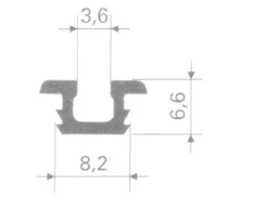 Rejs Stumdomos durys 2,5 m WA05.0067.05.061BL