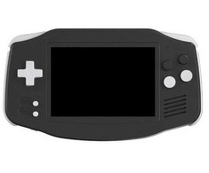 Retro gaming console ANBERNIC RG34XX Juodas