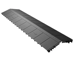 Ridge ventilation element BITUVENT. 29 cm x 1 m. juodas
