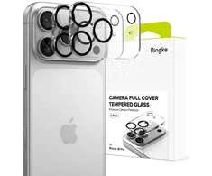 Ringke Camera Full Cover 2 vnt. Tempered Glass for iPhone 18 Pro - Juodas