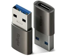 Ringke Converter USB Male To Type-C Female (2pcs) Gunmetal