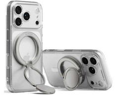 Ringke Dual Magnetic Holder Ring Satin Sidabrinis