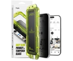 „Ringke Easy Slide“ dviejų apsauginių stiklų pakuotė „Apple iPhone 17 Pro Max“