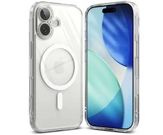 Ringke Fusion Magnetic MagSafe dėklas skirtas Apple iPhone 17 – skaidrus